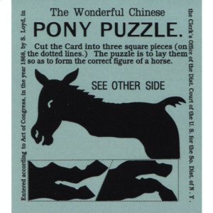 The Wonderful Chinese Pony Puzzle – Blue – Limited Edition