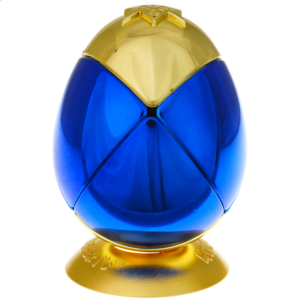 Metalised Egg 2x2x2 – Blue & Gold