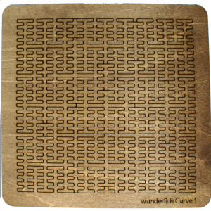 Wooden Fractal Tray Puzzle – Wunderlich Curve 1
