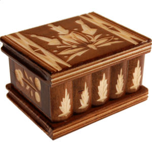 Romanian Puzzle Box – Small Brown