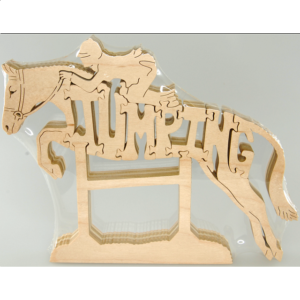 Horse Jumping – Wooden Jigsaw