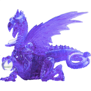 3D Crystal Puzzle Deluxe – Dragon (Purple)