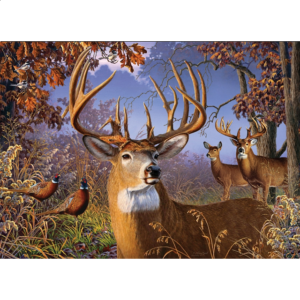 Deer and Pheasant – Large Piece