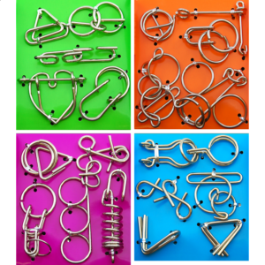 Wire Puzzle Set #1 – Group of 4 – Hanayama