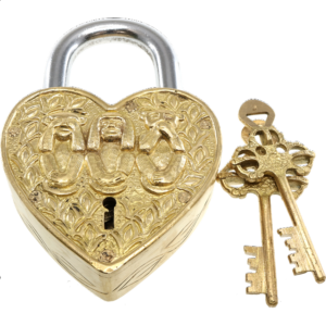 Heart Trick Padlock – 3 Monkeys