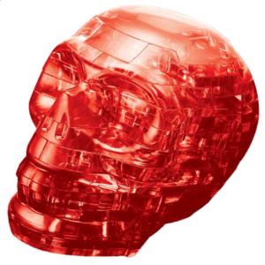 3D Crystal Puzzle – Skull (Red)