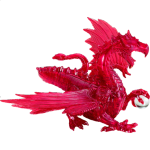 3D Crystal Puzzle Deluxe – Dragon (Red)