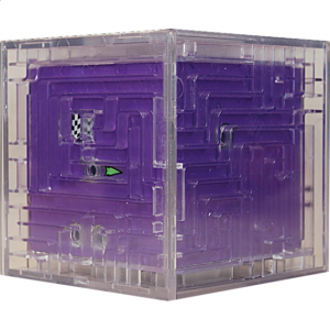 3D Ball Maze: Cube 1 – Purple