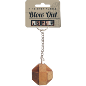 Pure Genius Keychain Puzzle – Blow Out