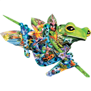 Paradise Frogs – Shaped Jigsaw Puzzle