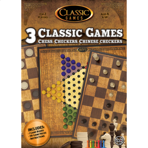 3 in 1 Classic Games: Chess, Checkers, Chinese Checkers