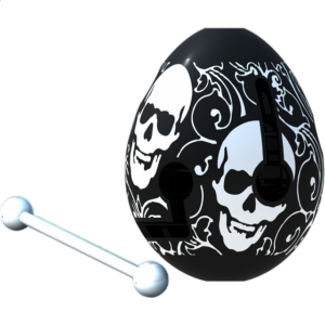 Smart Egg Labyrinth Puzzle – Skull