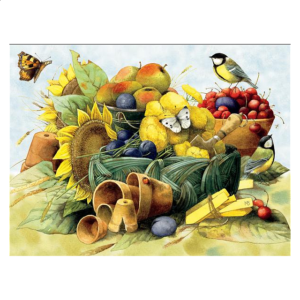 Marjolein Bastin: Sunflower and Harvest Fruits