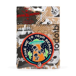 Kidrobot Stitch & Destroy Patch – Take Me To Your Dealer