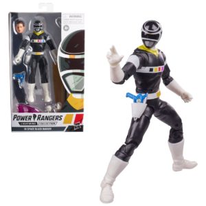Power Rangers Lightning Collection In Space Black Ranger 6-Inch Action Figure