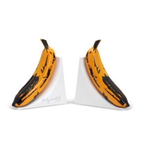 Kidrobot x Andy Warhol Resin Banana Bookends – Yellow Edition