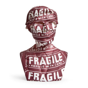 Limited Edition Andy Warhol 12″ Bust Vinyl Art Sculpture – Fragile Edition