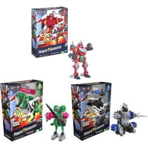Power Rangers Dino Fury Combining Zords Wave 1 Case of 3