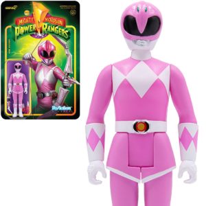 Mighty Morphin Power Rangers Pink Ranger 3 3/4-Inch ReAction Figure