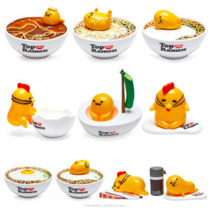 Nissin Top Ramen® x Gudetama™ the Lazy Egg 3″ Mini Figure Series