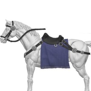 Vitruvian H.A.C.K.S. Mighty Steeds Blue Roman Light Tack Accessory Kit