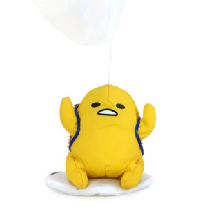 Nissin Top Ramen® x Gudetama™ the Lazy Egg Parachute Plush