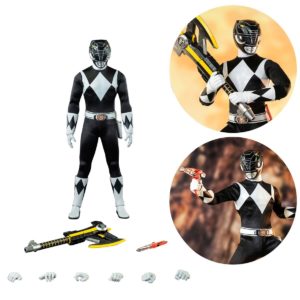 Mighty Morphin Power Rangers Black Ranger 1:6 Scale Action Figure