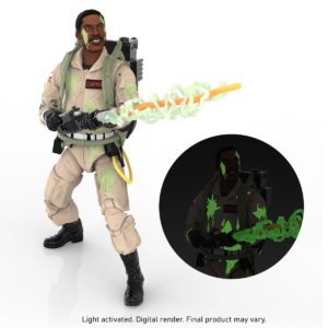 Ghostbusters Plasma Series Glow-in-the-Dark Winston Zeddemore 6-Inch Action Figure