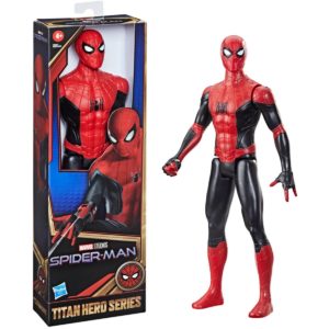 Spider-Man Titan Hero Series Black and Red Suit 12-Inch Action Figure