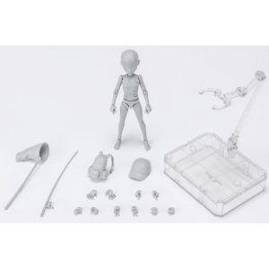 Male Body Kun Ken Sugimori Deluxe Set Gray Color Ver. S.H.Figuarts Action Figure