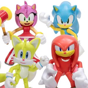 Sonic the Hedgehog 4-Inch Action Figures with Accessory Wave 6 Case of 6