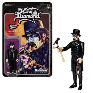 King Diamond Modern Top Hat 3 3/4-Inch ReAction Figure