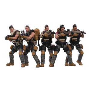 Joy Toy Pla Army Field Force 1:18 Scale Action Figure 5-Pack