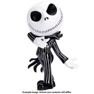 Nightmare Before Christmas Jack Skellington Glow-in-the-Dark 4-Inch Metals Die-Cast Metal Figure