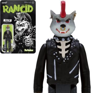 Rancid Punk Skeletim Wolf Head 3 3/4-Inch ReAction Figure