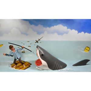 Jaws Toony Terrors Jaws and Quint 6-Inch Scale Action Figure 2-Pack