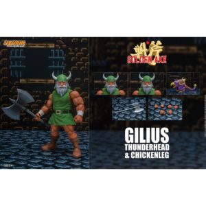 Golden Axe Gilius Thunderhead and Chicken Leg 1:12 Scale Action Figure