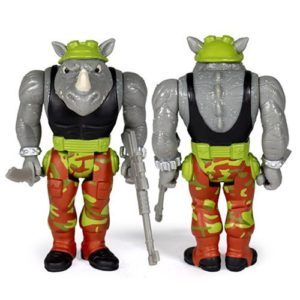 Teenage Mutant Ninja Turtles Rocksteady 3 3/4-Inch ReAction Figure