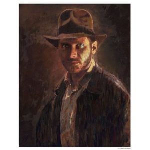 Indiana Jones Portrait of Adventure by Masey Paper Giclee