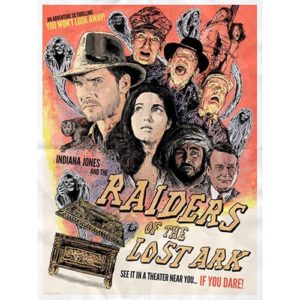 Indiana Jones You Won’t Look Away by J.J. Lendl Lithograph