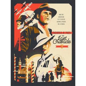Indiana Jones Crusade by Danny Haas Lithograph Art Print