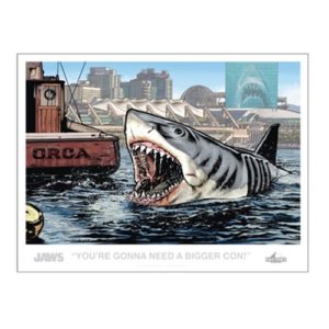 Jaws Bigger Con Lithograph – San Diego Comic-Con 2019 Excl.