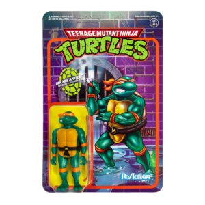 Teenage Mutant Ninja Turtles Michaelangelo 3 3/4-Inch ReAction Figure