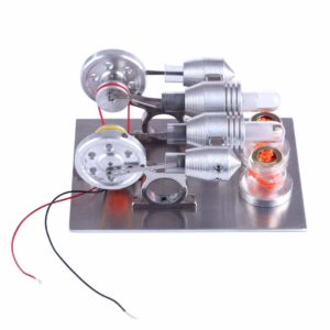 Double-Cylinder External Combustion Engine Model