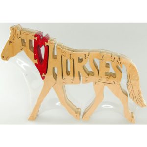 I Love Horses – Wooden Puzzle