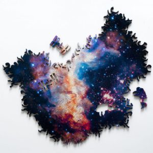 Infinite Galaxy #2 Wooden Jigsaw Puzzle – Double-sided