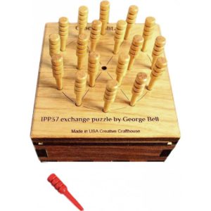 Clock Solitaire Peg Jumping Puzzle Game