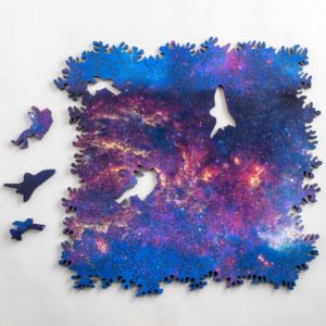 Infinite Galaxy Wooden Jigsaw Puzzle – Double-sided