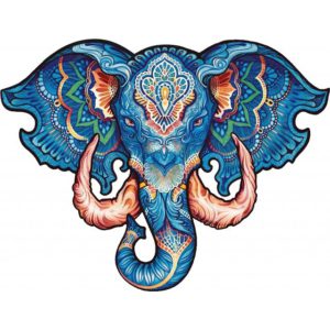 Eternal Elephant – Shaped Wooden Jigsaw Puzzle