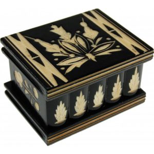 Romanian Puzzle Box – Medium Black
